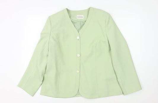Eastex Green Suit Jacket, Women, Size 16, Business