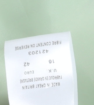 Eastex Green Suit Jacket, Women, Size 16, Business