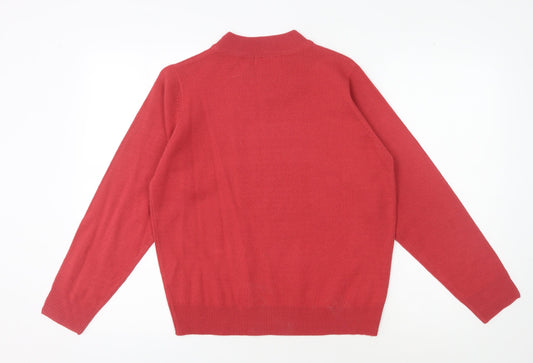 Honor Millburn Women's Red Cable-Knit Jumper, Size S