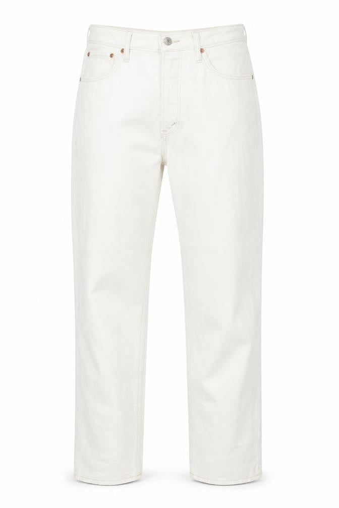 Womens UK Size 8L Abercrombie & Fitch  Straight Ivory Jeans