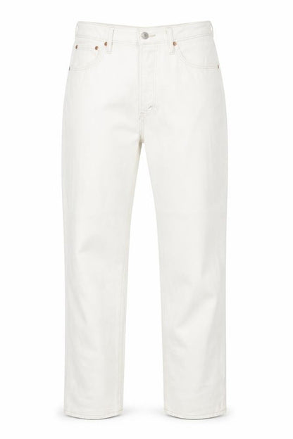 Womens UK Size 8L Abercrombie & Fitch  Straight Ivory Jeans