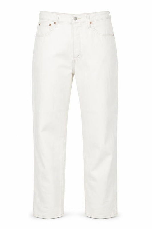 Womens UK Size 8L Abercrombie & Fitch  Straight Ivory Jeans