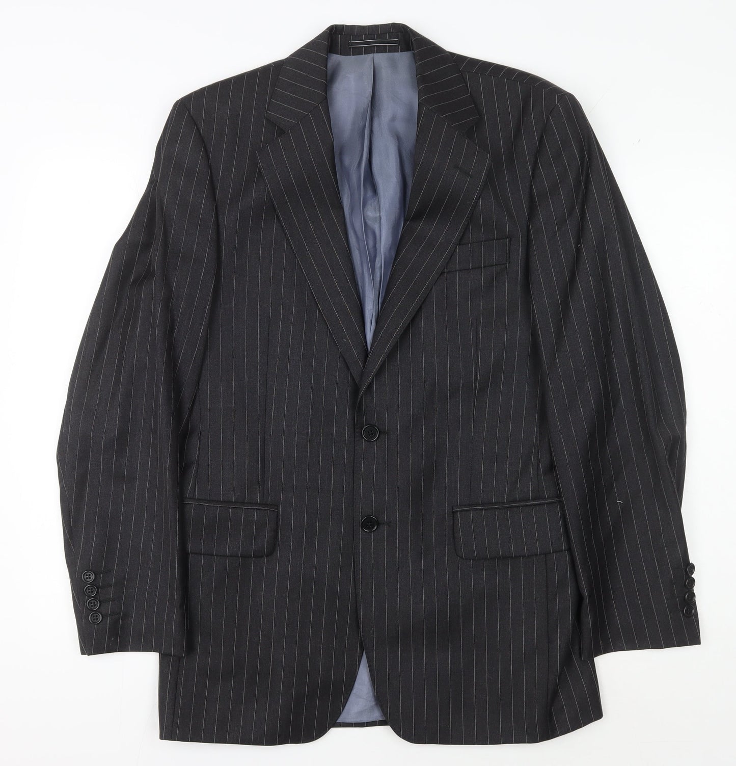 Austin Reed Men's Black Striped Blazer, 38R