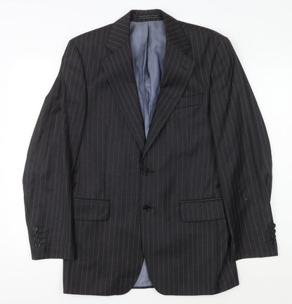 Austin Reed Men's Black Striped Blazer, 38R