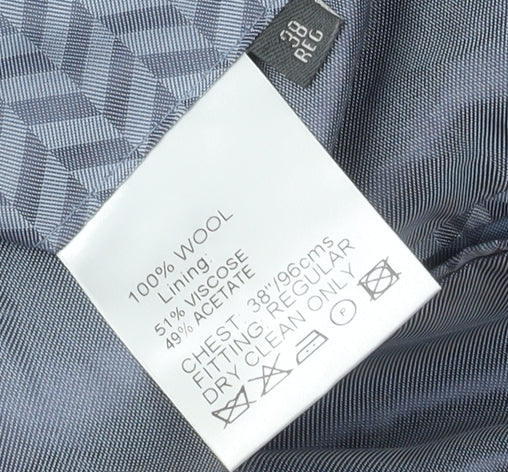 Austin Reed Men's Black Striped Blazer, 38R