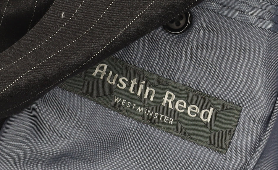 Austin Reed Men's Black Striped Blazer, 38R