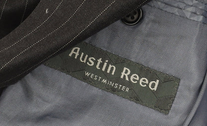 Austin Reed Men's Black Striped Blazer, 38R