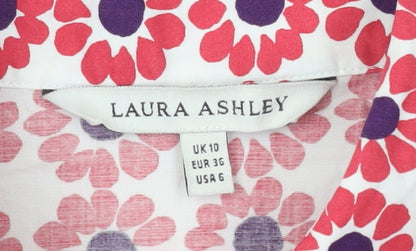 Laura Ashley Women's Floral Blouse, Size 10 - Multicoloured