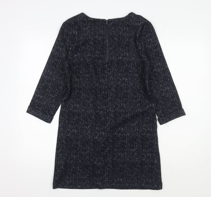 White Stuff Women's Black Shift Dress, Size 10, Autumn Casual