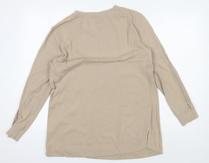 Everlast Beige Long Sleeve Pullover Top Unisex Size 14