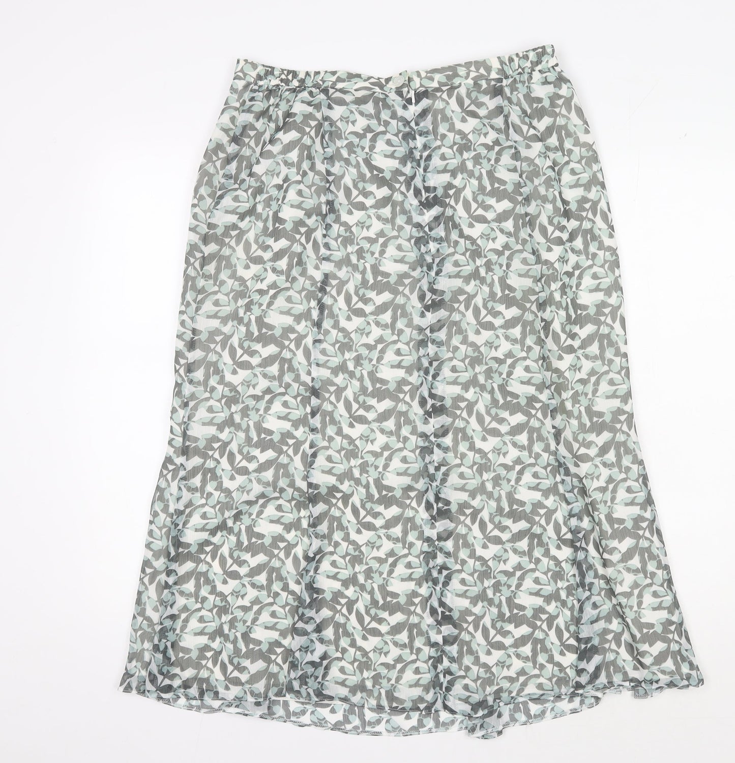 Eastex Women's Multicoloured Size 14 A-Line Midi Skirt