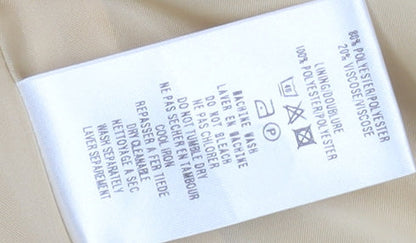 Eastex Beige Women's Blazer Size 14 Short Sleeve