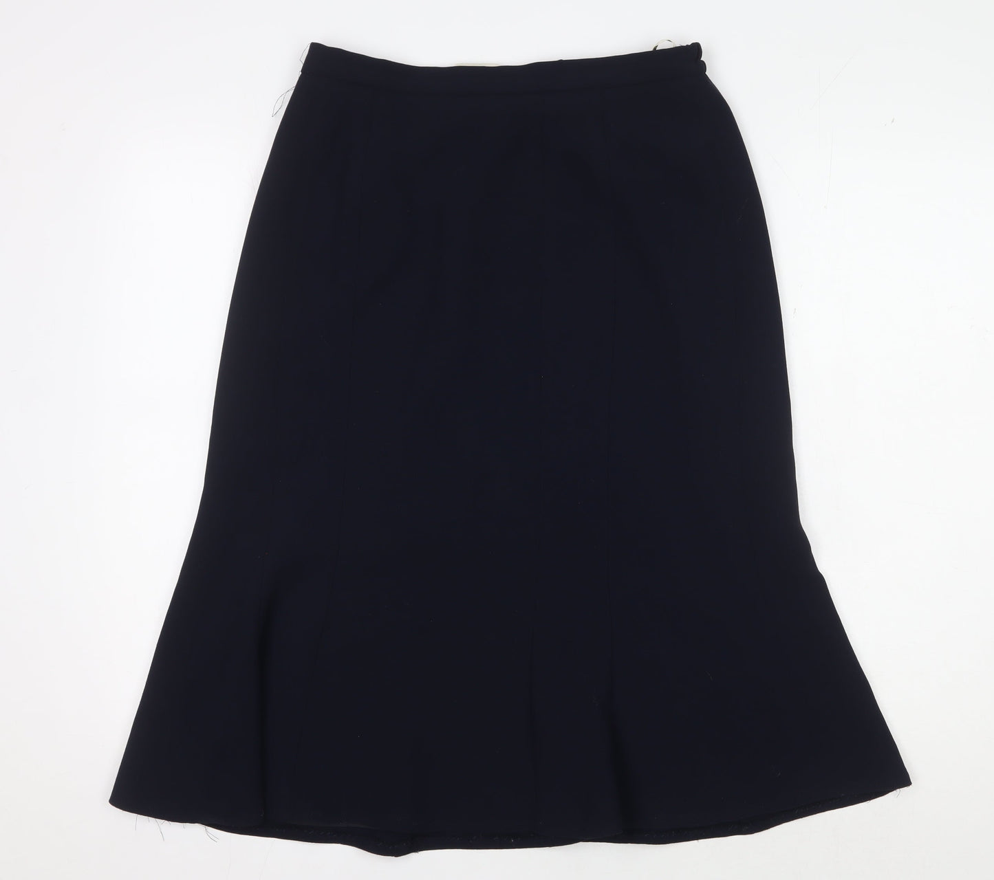 Eastex Women's Black Polyester Midi Pencil Skirt - Size 10