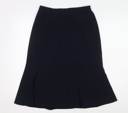 Eastex Women's Black Polyester Midi Pencil Skirt - Size 10