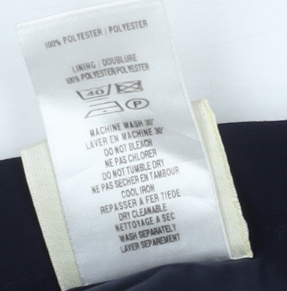 Eastex Women's Black Polyester Midi Pencil Skirt - Size 10