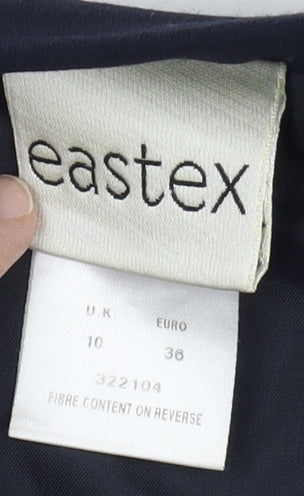 Eastex Women's Black Polyester Midi Pencil Skirt - Size 10