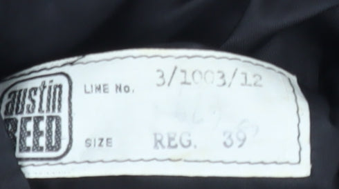 Austin Reed Men's Black Blazer 39 Regular Fit