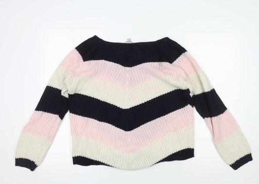 Womens UK Size M Tokyo Laundry Multicoloured Pullover Jumper