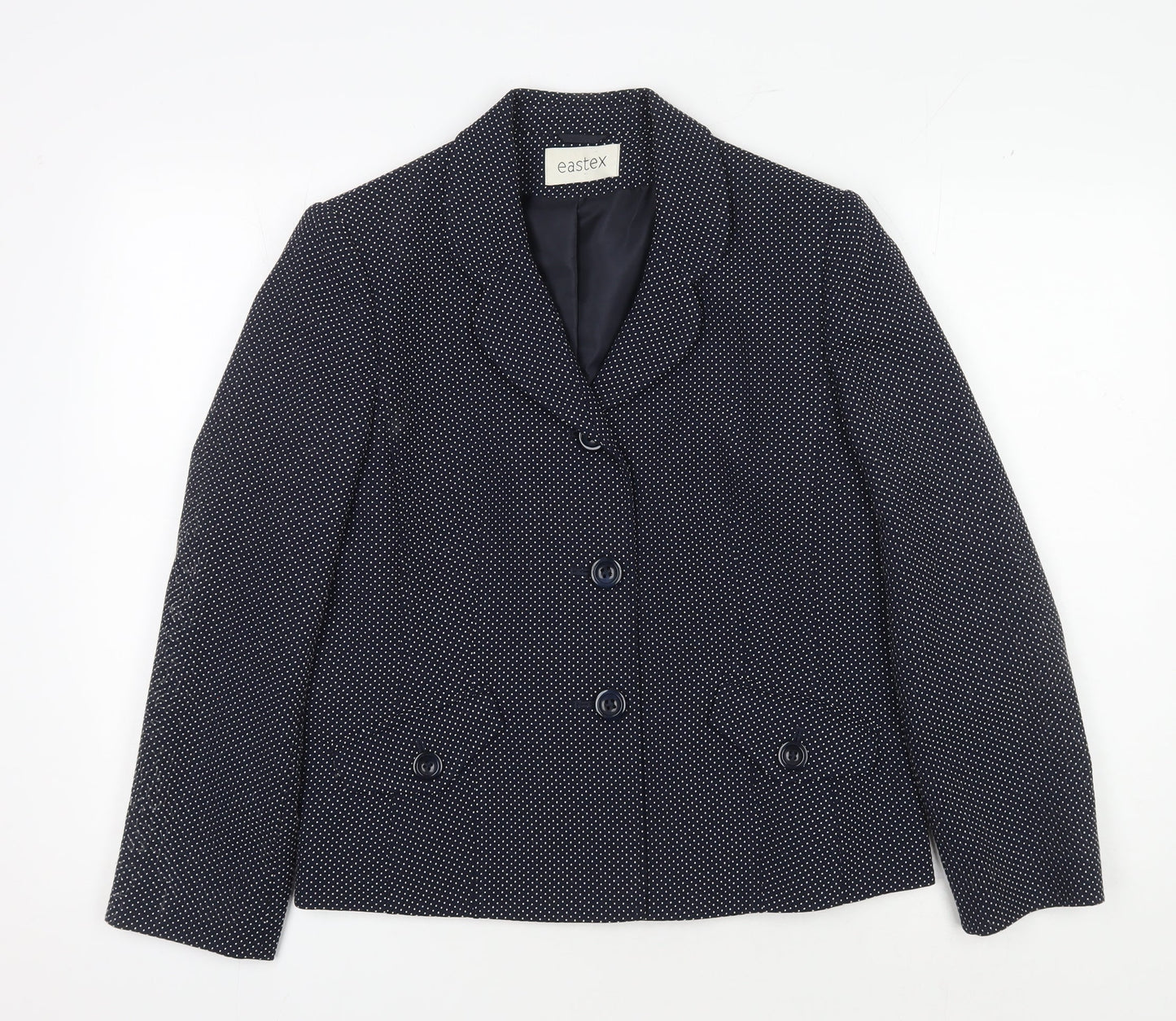 Eastex Women's Black Polka Dot Jacket Size 12