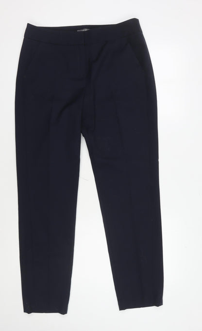 Laura Ashley Women's Blue Trousers Size 12 Regular Fit