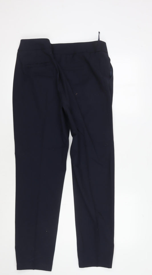 Laura Ashley Women's Blue Trousers Size 12 Regular Fit