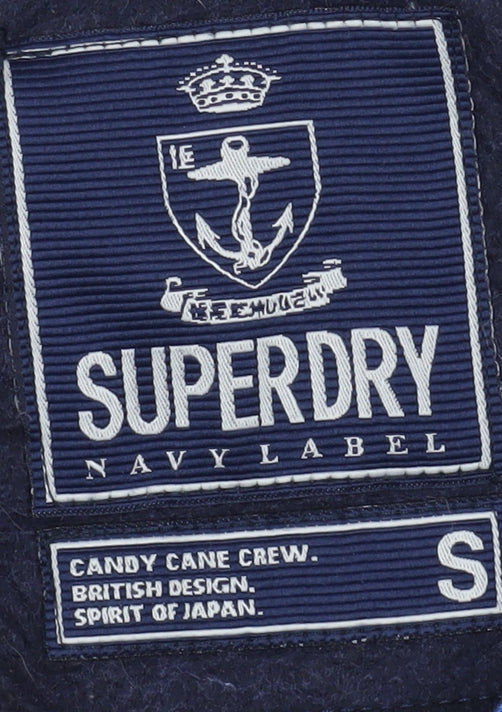 Womens UK Size S Superdry Black Pullover Jumper