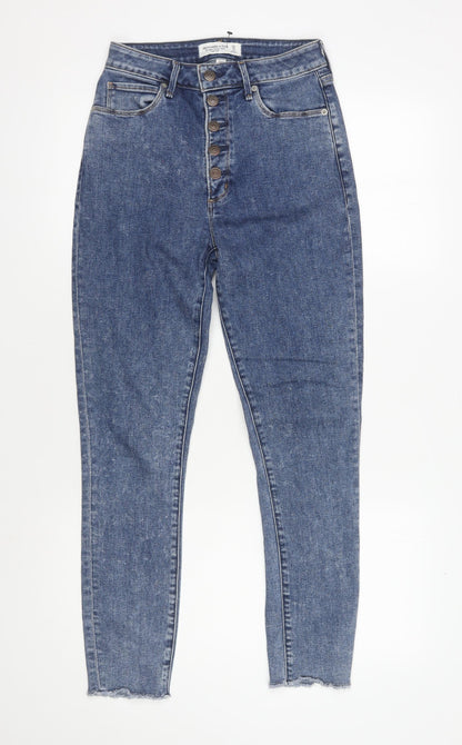 Abercrombie & Fitch Women's Blue Slim Ankle Jeans