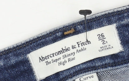 Abercrombie & Fitch Women's Blue Slim Ankle Jeans