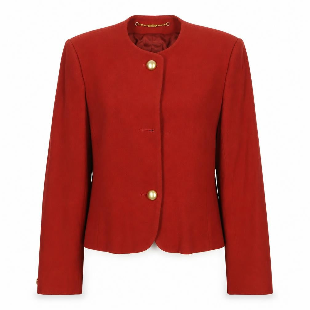Womens UK Size 10 Viyella Regular Red Blazer