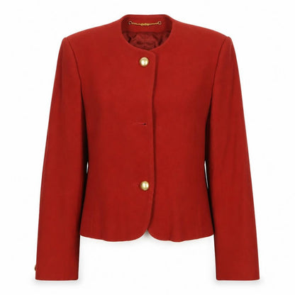 Womens UK Size 10 Viyella Regular Red Blazer
