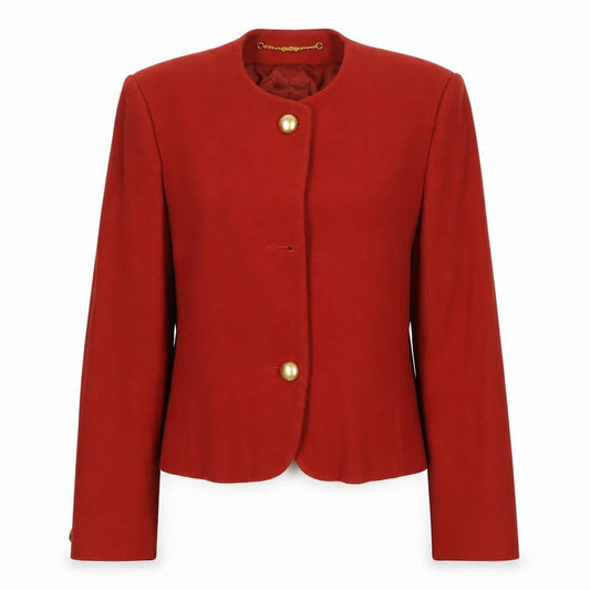 Womens UK Size 10 Viyella Regular Red Blazer