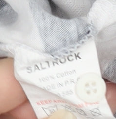 Womens UK Size 10 Saltrock Multicoloured Basic T-Shirt
