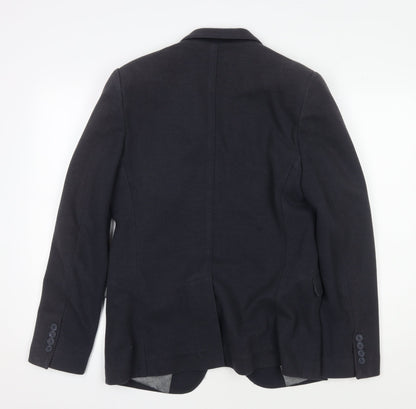 Mens UK Size 40 Feraud Regular Black Suit Jacket