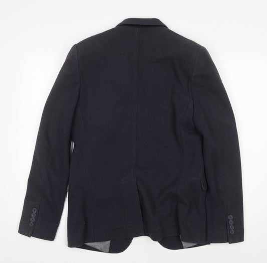 Mens UK Size 40 Feraud Regular Black Suit Jacket