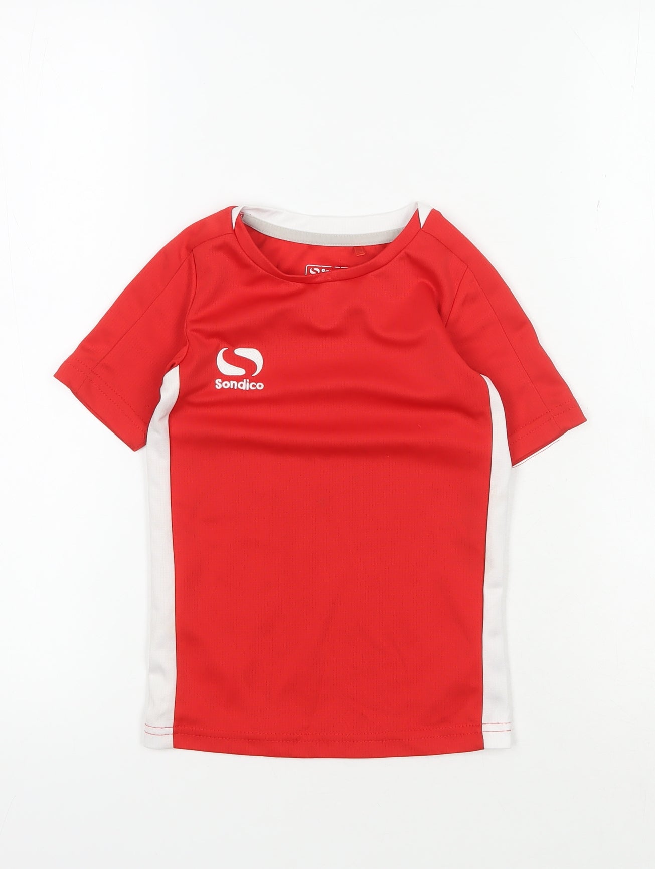 Sondico Boys Red Football T-Shirt 3-4 Years Jersey