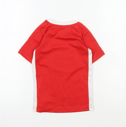 Sondico Boys Red Football T-Shirt 3-4 Years Jersey