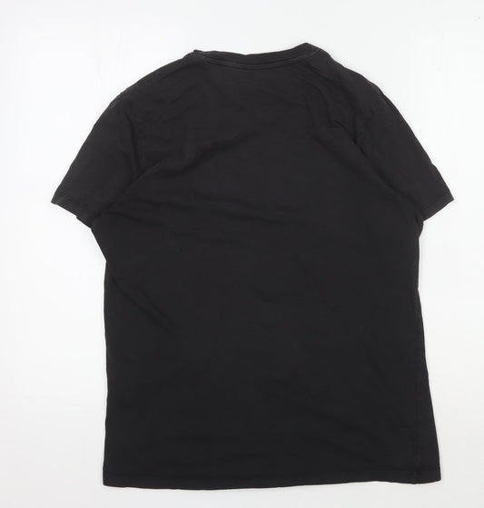 Mens UK Size L JACK & JONES Black  T-Shirt