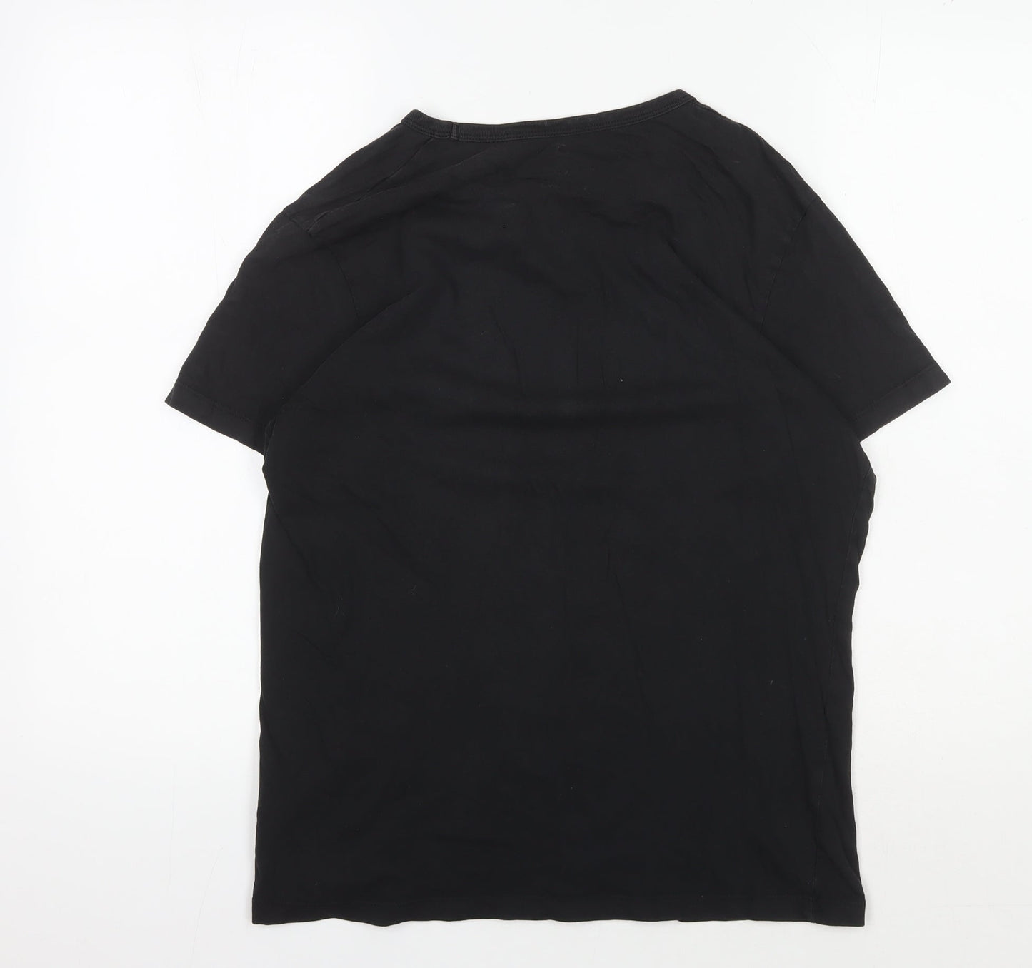 Mens UK Size M JACK & JONES Black  T-Shirt