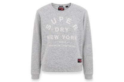 Womens UK Size XS Superdry Grey Pullover Sweatshirt