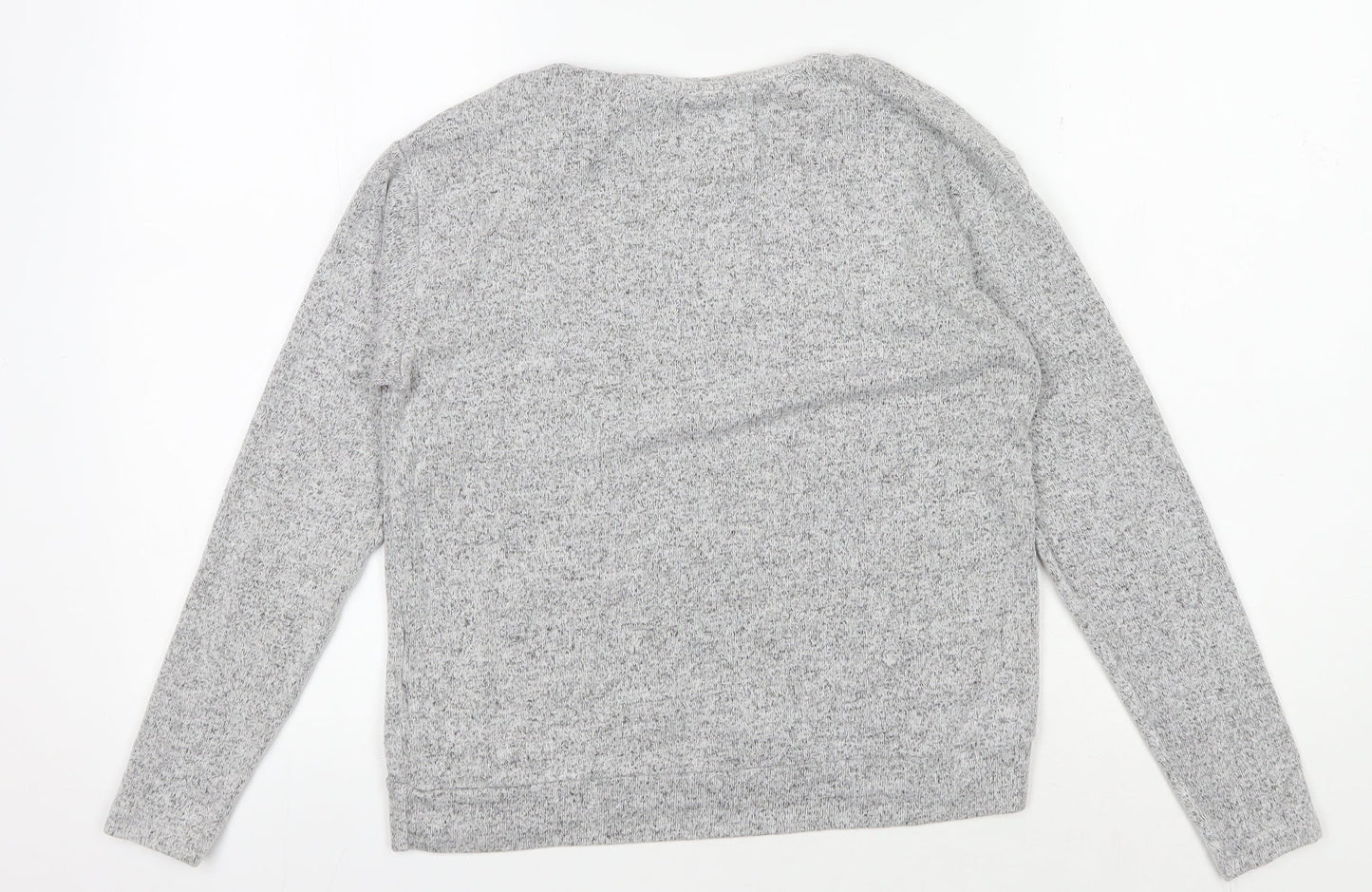 Superdry Women's Grey Logo Pullover Sweatshirt XS