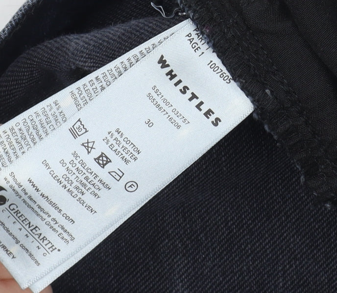 Whistles Men's Blue Skinny Jeans 30 Slim Fit Denim