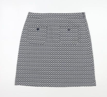 Laura Ashley Women's Geometric Pencil Skirt, Size 12