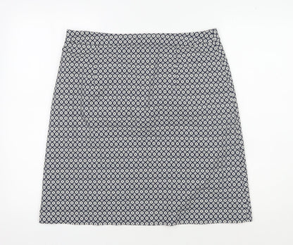 Laura Ashley Women's Geometric Pencil Skirt, Size 12