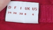 Womens UK Size 8 s.Oliver Red Basic Button-Up