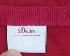 Womens UK Size 8 s.Oliver Red Basic Button-Up