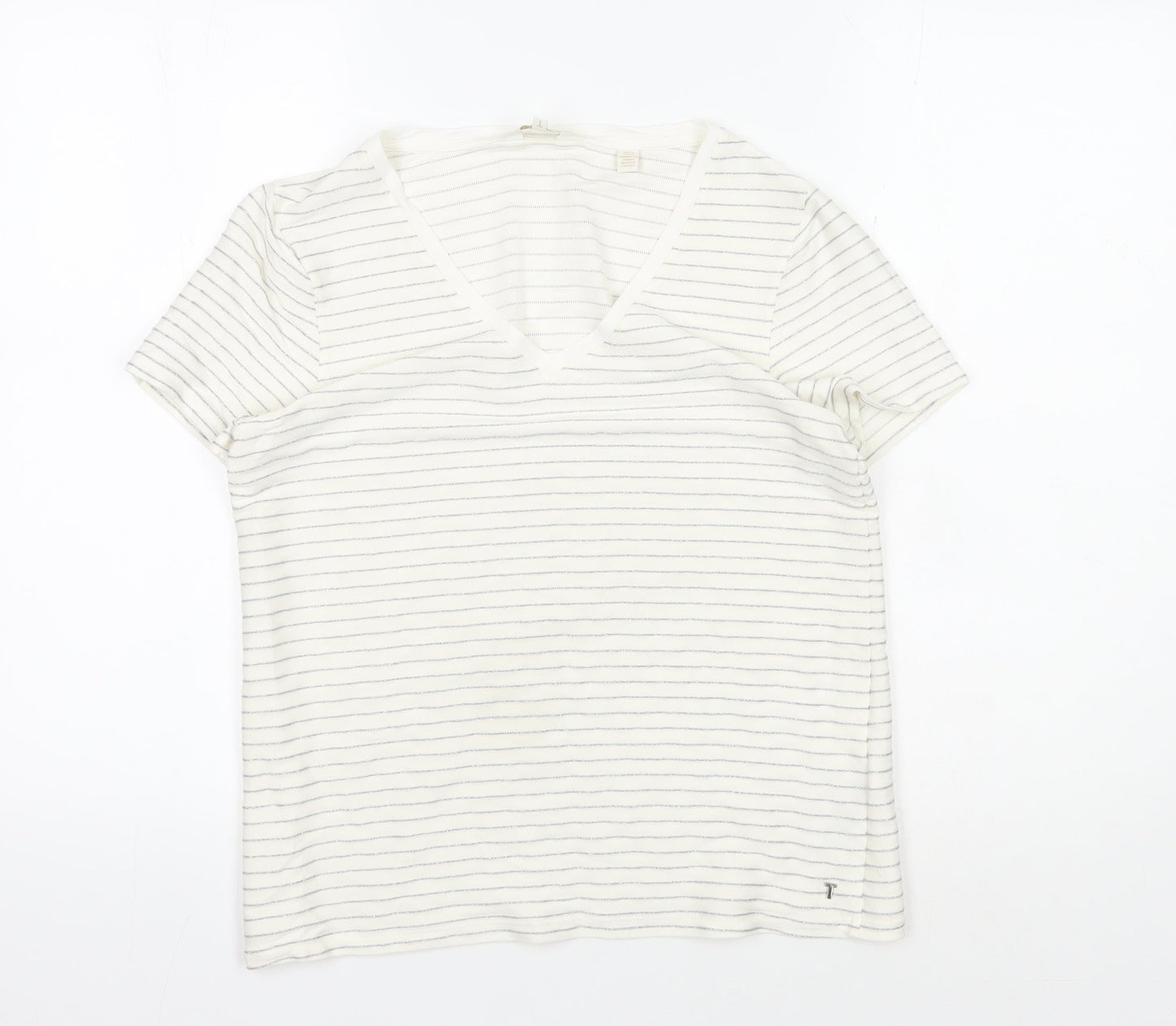 Womens UK Size XS Ted Baker White  T-Shirt