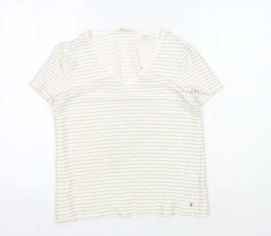 Womens UK Size XS Ted Baker White  T-Shirt