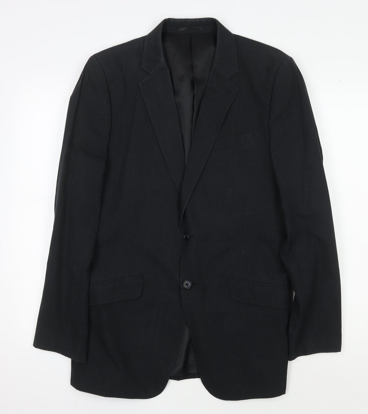 Mens UK Size M Jasper Conran Regular Black Suit Jacket