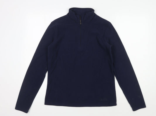 Unisex Adults UK Size 12 Peter Storm Blue Henley Sweatshirt