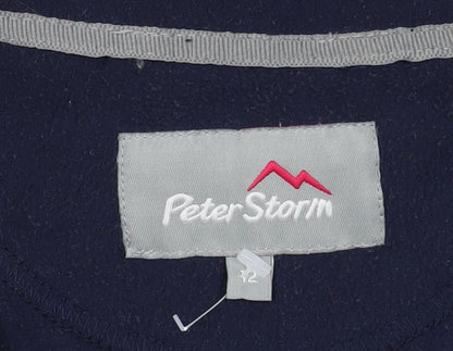 Unisex Adults UK Size 12 Peter Storm Blue Henley Sweatshirt